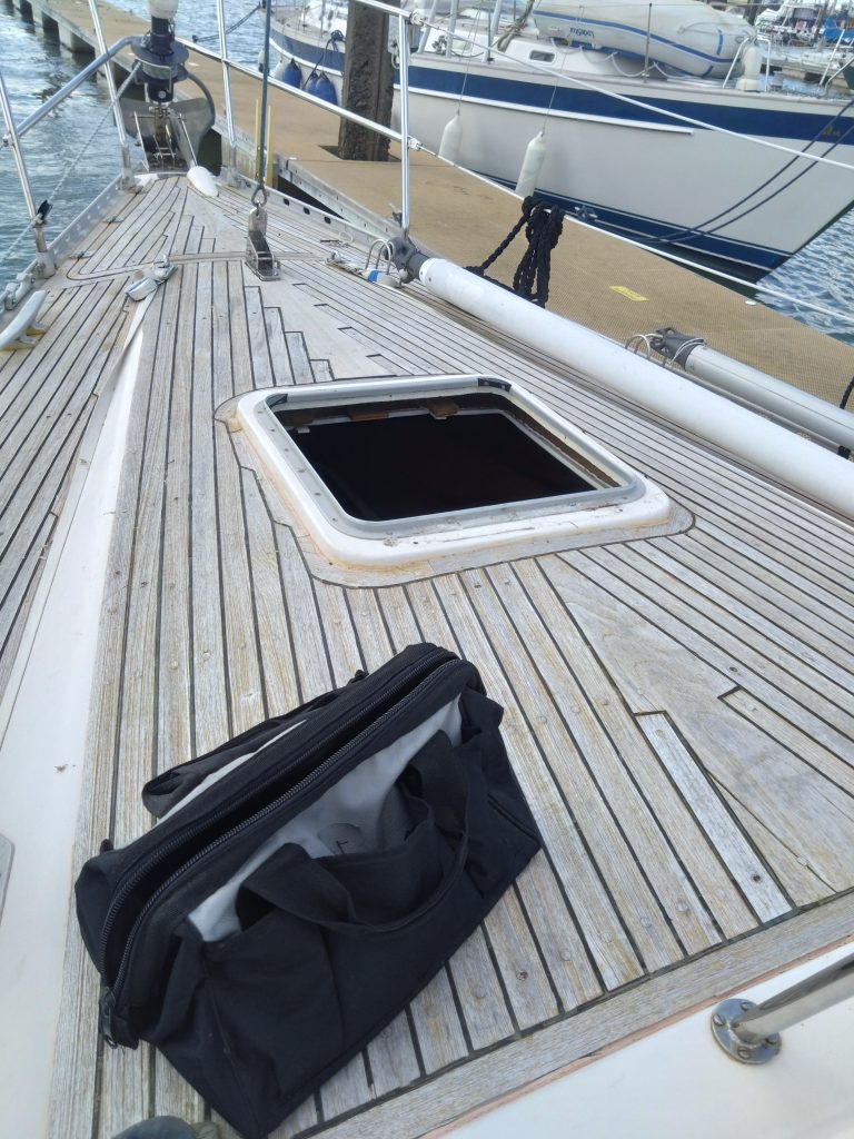 Forehatch with the lid removed